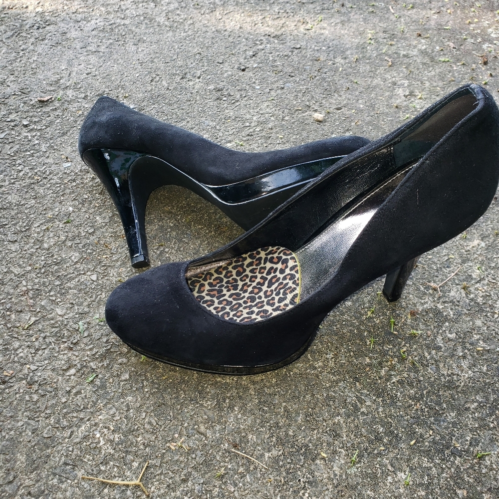 Black high heels